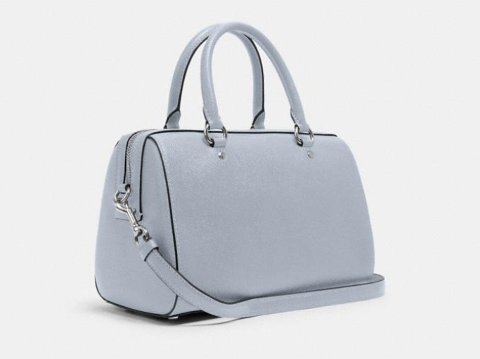 $97.58 (原价 $328) + 免邮Coach Outlet官网 Coach Rowan 灰色款波士顿手提包热卖 