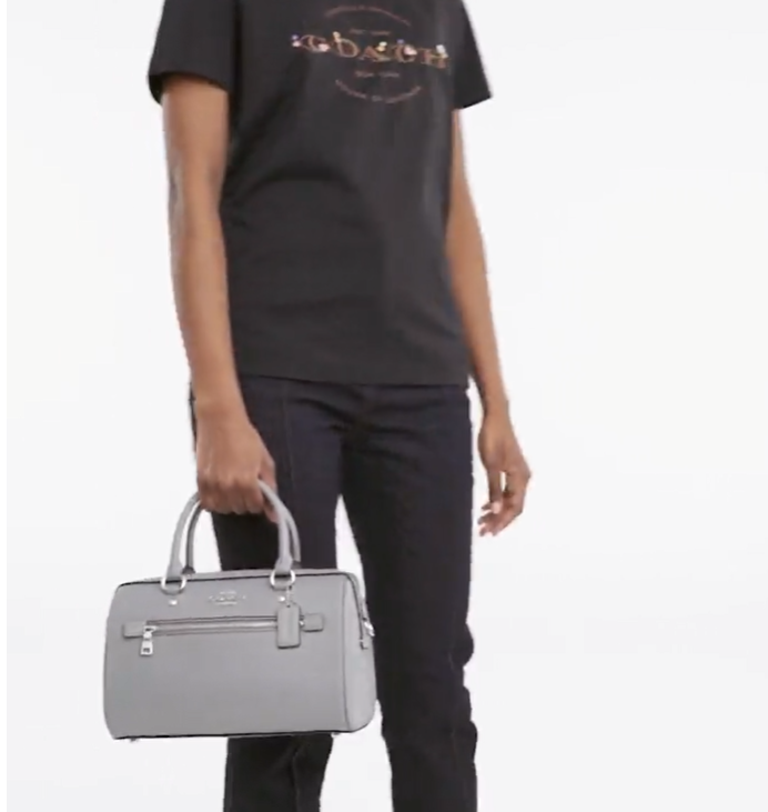 $97.58 (原价 $328) + 免邮Coach Outlet官网 Coach Rowan 灰色款波士顿手提包热卖 