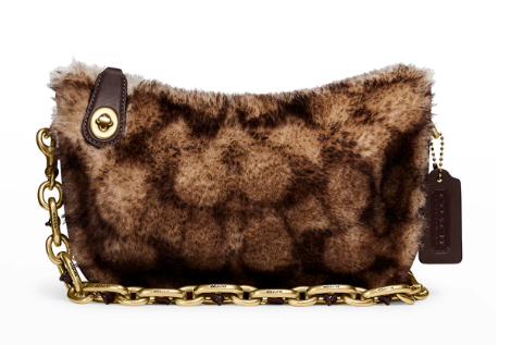 售价$495 + 包邮新款！Neiman Marcus官网 Swinger Monogram羊毛腋下包热卖