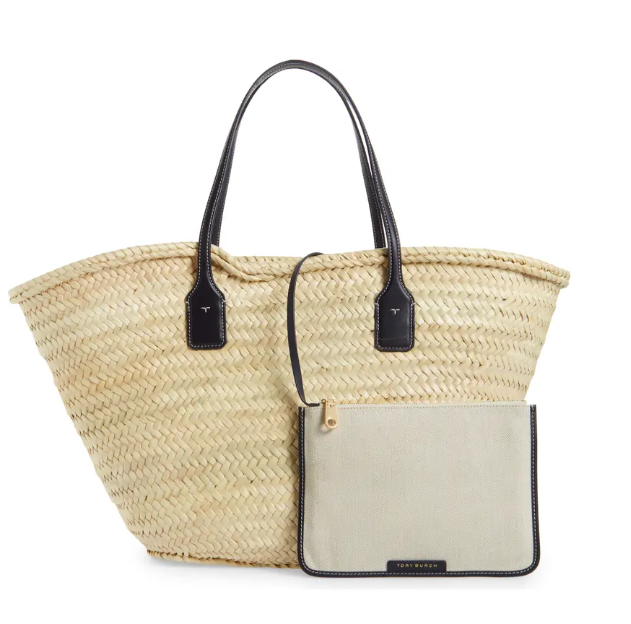 $278.60 (原价 $398) + 免邮Nordstrom官网 Tory Burch Ella 草编菜篮子托特包7折热卖