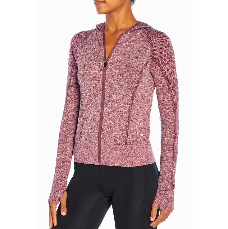 $19.99 (原价 $70) + 免邮Marika Medley 无缝连帽女士运动夹克3折热卖 三色可选 