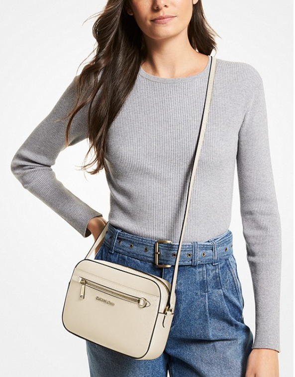 $99 (原价 $348) + 免邮MICHAEL MICHAEL KORS Jet Set Saffiano 大号 相机包2.8折热卖 多色可选