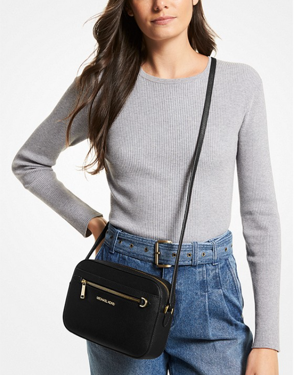 $99 (原价 $348) + 免邮MICHAEL MICHAEL KORS Jet Set Saffiano 大号 相机包2.8折热卖 多色可选