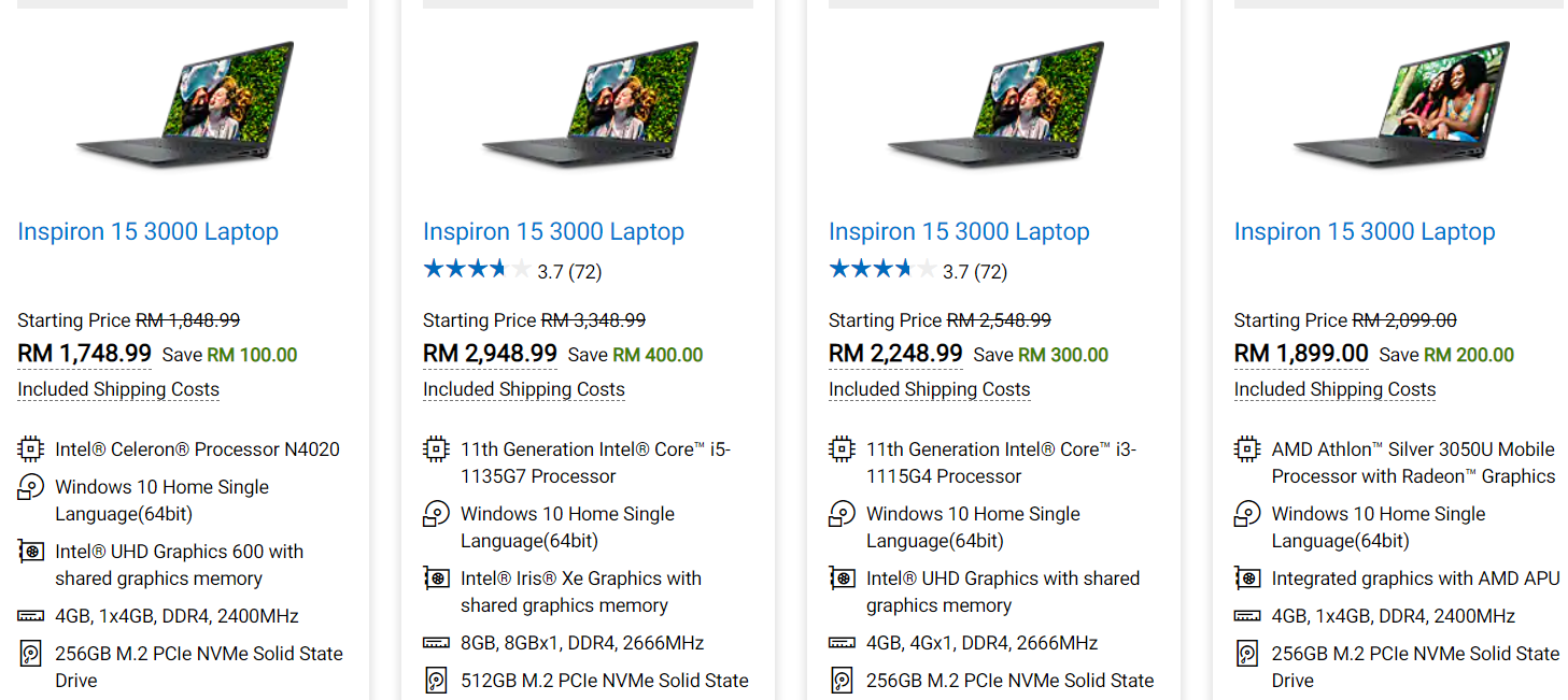 最高立减RM 1,100DELL Consumer Malaysia - 戴尔笔记本大促，商务本、游戏本都参加