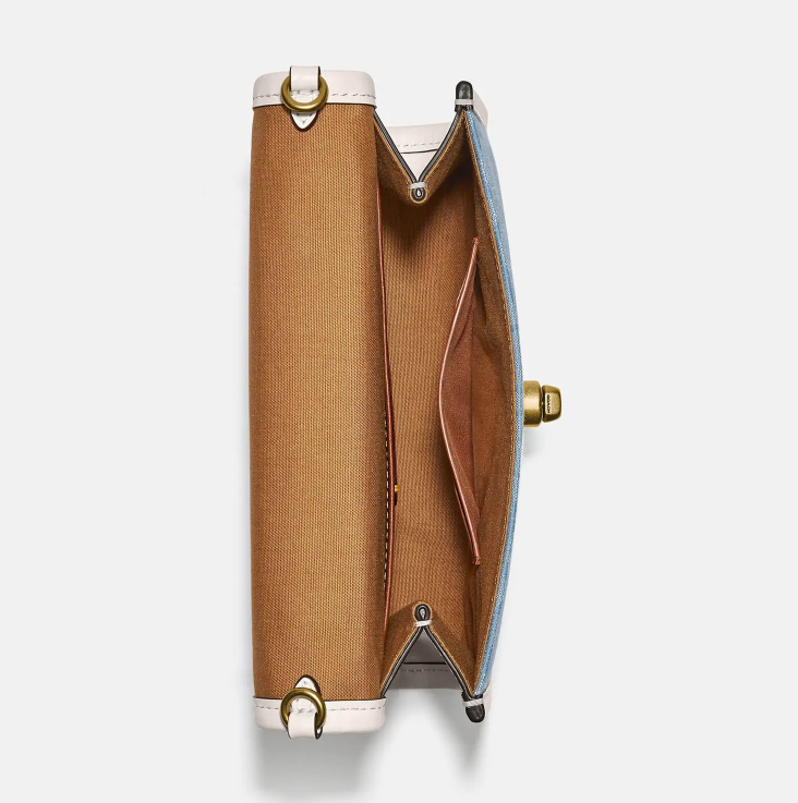 现价£225+免邮MyBag官网 Coach 1941 Originals Signature 丹宁斜挎包热卖 