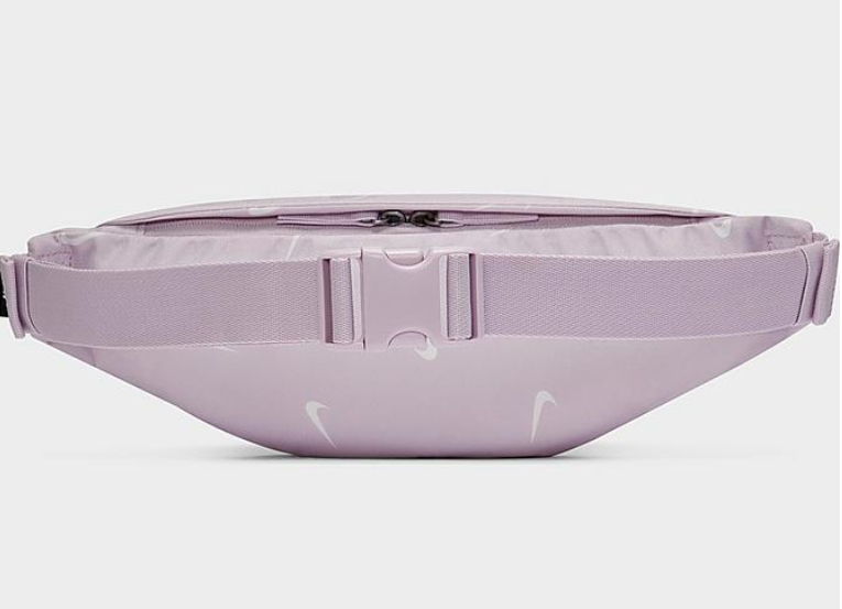 $15 (原价 $25) Finish Line官网 Nike Heritage Hip 马卡龙紫满印logo腰包6折热卖 