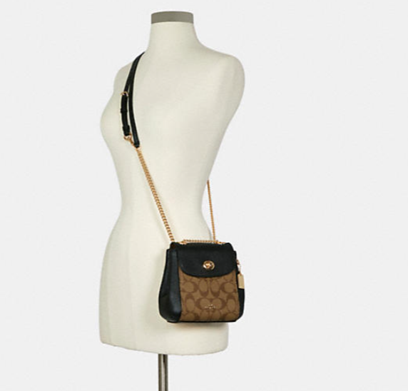 $164 (原价 $328) + 免邮Coach Outlet官网 Coach 拼色老花双肩包5折热卖  	