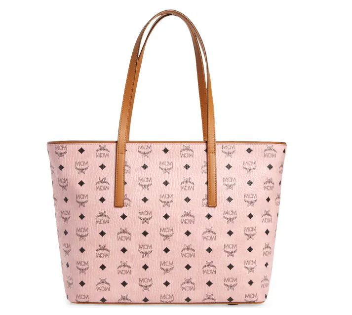 $468 (原价 $780) + 免邮Nordstrom官网 MCM Anya Medium Visetos 粉色托特包6折热卖 