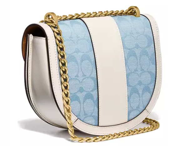 $330 (原价 $550) + 免邮Belk官网 COACH Alie 香布雷马鞍包6折热卖 