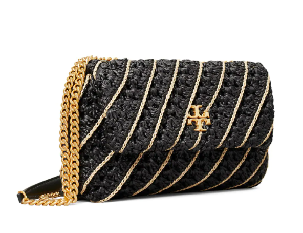 $229.15 (原价 $528) + 免邮Saks Fifth Avenue官网 Tory Burch Kira Crochet小号编织单肩包43折热卖 