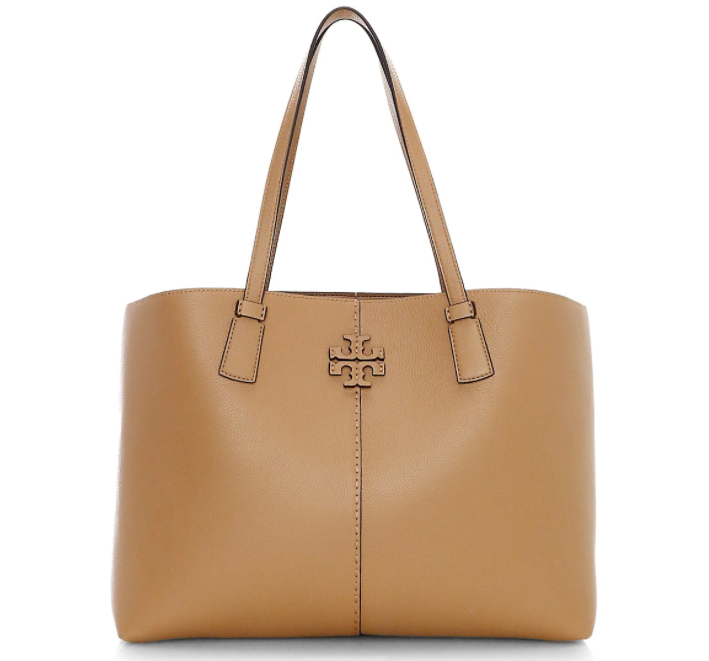 McGraw手提包采用鹅卵石皮革制成