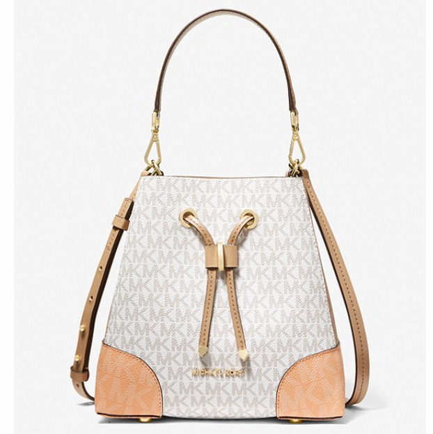 MK的这款Mercer Gallery包包以现代水桶袋造型为本季更新