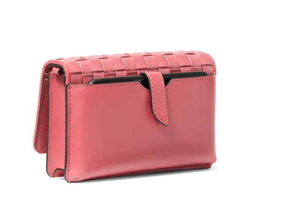 $77.25 (原价 $178) + 免邮Saks Fifth Avenue官网 MICHAEL Michael Kors Jet Set 粉色小号编织包43折热卖 