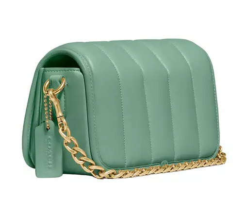 COACH在今年6月推出的Dinky 18小羊皮斜挎包真的是绝绝子