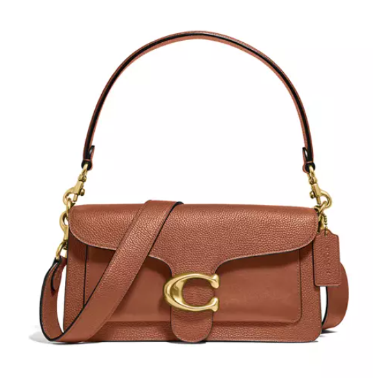 Belk官网 Coach Tabby 焦糖色单肩包6折热卖