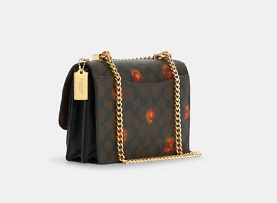 $189 (原价 $378) + 免邮Coach Outlet官网 Coach Klare 老花小牛皮风琴包5折热卖 