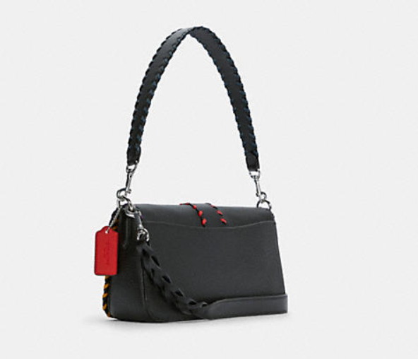 $199 (原价 $398) + 免邮Coach Outlet官网 Coach Georgie 描边腋下包5折热卖 