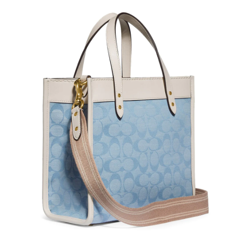 现价$245 (原价$350)Saks Fifth Avenue官网精选COACH蔻驰牛仔老花托特包优惠