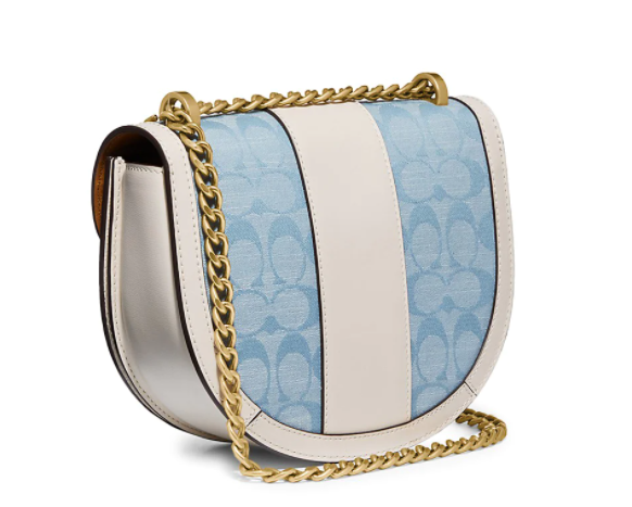$288.75 (原价 $550) + 免邮Saks Fifth Avenue官网 COACH Alie 丹宁马鞍包53折热卖 