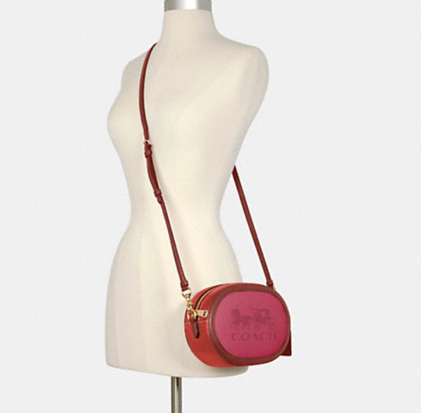 $99 (原价 $328) + 免邮Coach Outlet官网 Coach 马车相机包3折热卖 两色可选