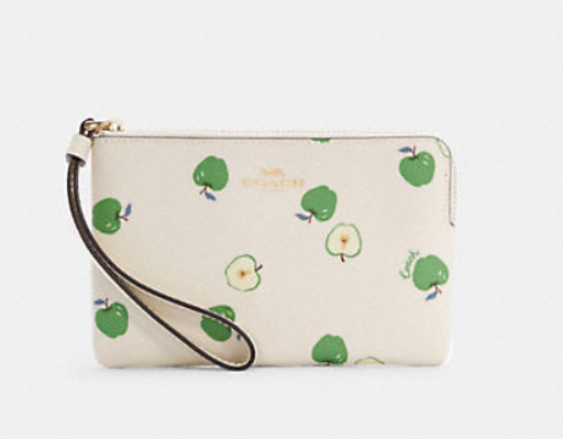 这款Coach Corner Zip腕带拉链手包