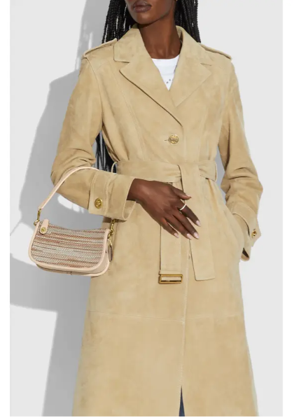 $177 (原价 $295) + 免邮Nordstrom官网 Coach Originals Swinger 编织皮革腋下包6折热卖 