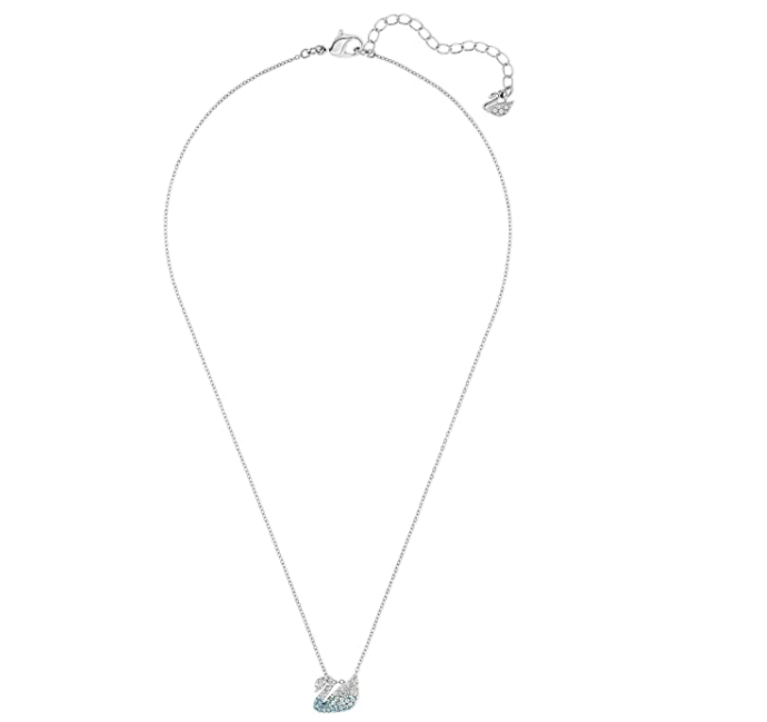 $59.25 (原价 $75) + 免邮Amazon官网 SWAROVSKI 天蓝渐变色小天鹅项链75折热卖 