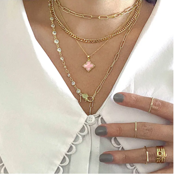 $23.98 (原价 $120) Nordstrom Rack官网 VCA平替 Adorina 四叶草珍珠贝母吊坠项链2折热卖 两色可选