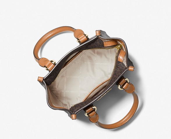 $104 (原价 $298) + 免邮MICHAEL MICHAEL KORS Kris Logo 小号老花手提包35折热卖 