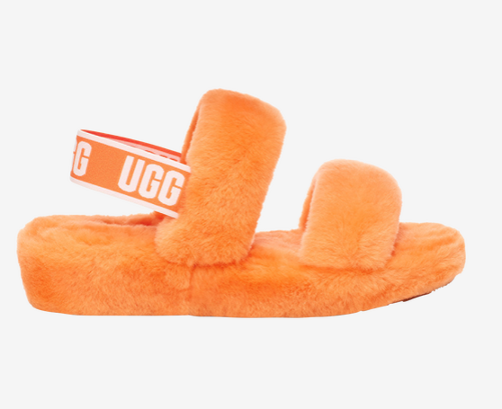 $59.99 (原价 $100) + 免邮Foot Locker官网 UGG Oh Yeah 款运动毛毛拖鞋6折热卖 三色可选