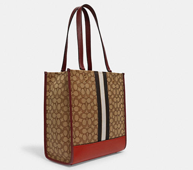 $119.40 (原价 $398) + 免邮Coach Outlet官网 Coach Dempsey 竖版托特包3折热卖 