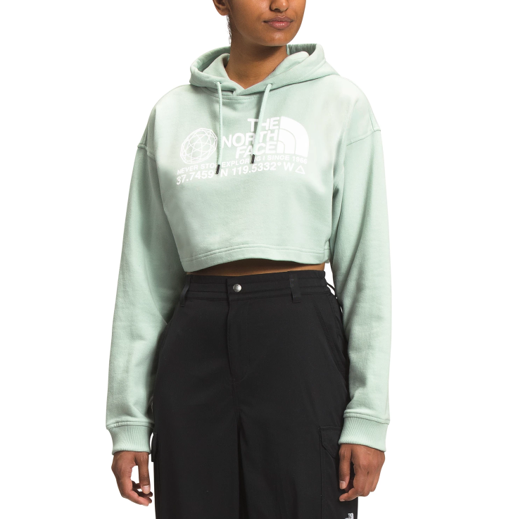 $35.40 (原价 $59) + 免邮Macy s官网 The North Face 北脸女士短款套头连帽卫衣6折热卖 多色可选