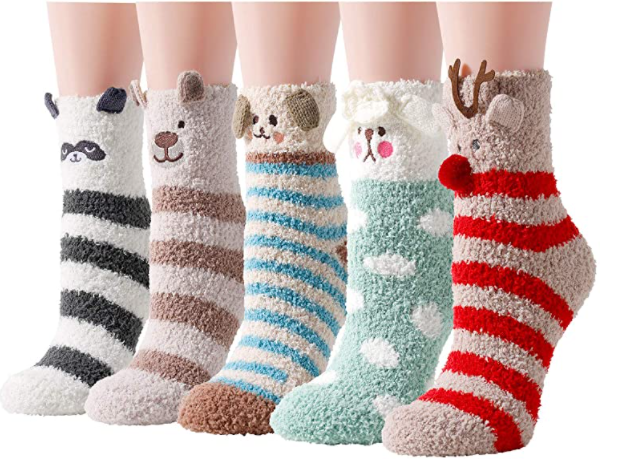 趣味保暖舒适动物袜