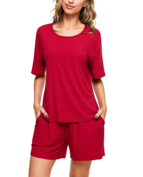 白菜价:Amazon官网 Annenmy Sleep 2件套女士宽松舒适居家服睡衣套装5折热卖 多色 $5.99 (原价 $11.99) 白菜价:Amazon官网 Annenmy Sleep 2件套女士宽松舒适居家服睡衣套装5折热卖 多色