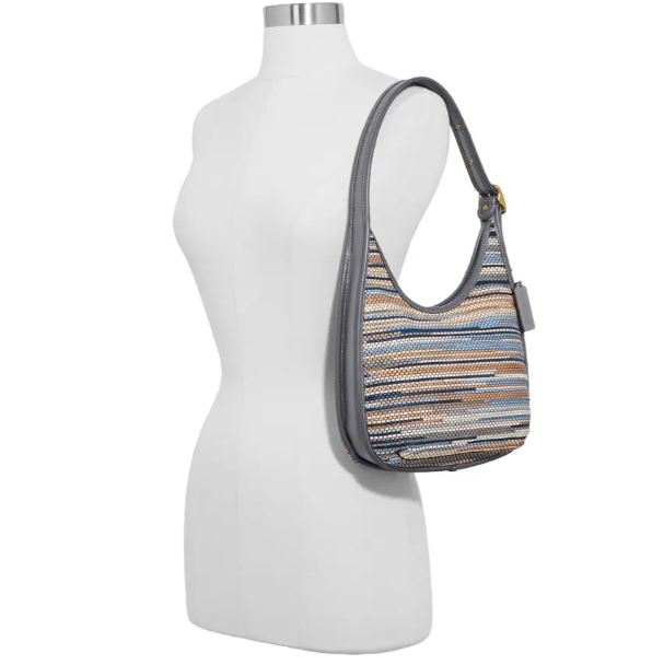 $297 (原价 $495) + 免邮Nordstrom官网 Coach Ergo 33 编织皮革月牙包6折热卖 