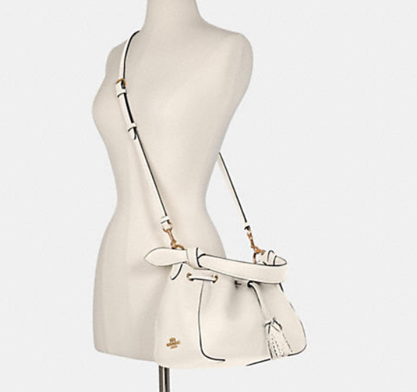 $159 (原价 $428) + 免邮Coach Outlet官网 Coach Everly Drawstring 抽绳水桶包37折热卖 多色可选