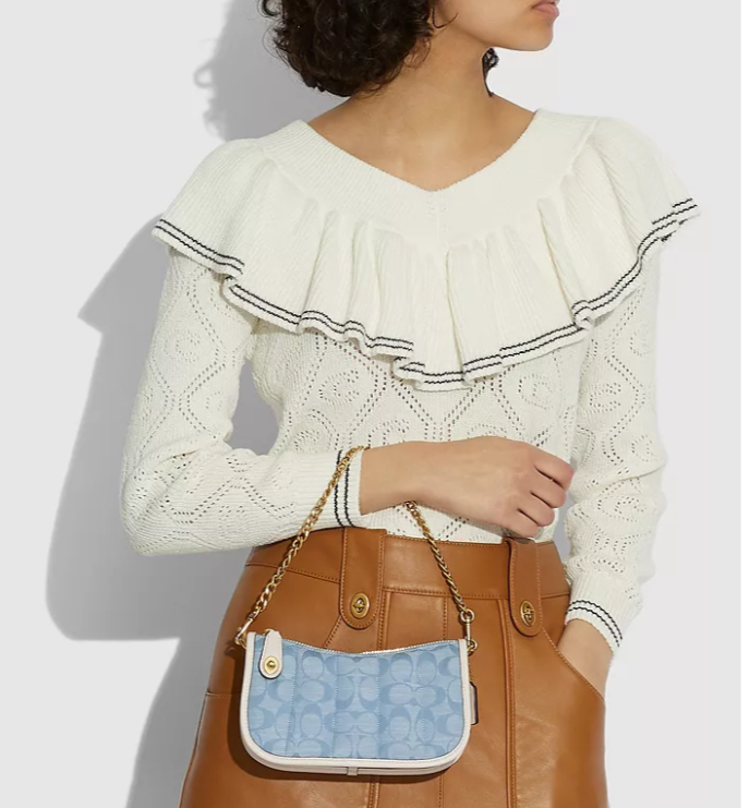 $206.50 (原价 $295) + 免邮Bloomingdale s官网 COACH Swinger 20 香布雷腋下包7折热卖 