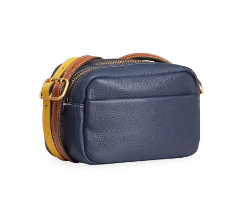 $184.50 (原价 $328) + 免邮Neiman Marcus官网 Tory Burch Perry Bombe 双拉链Mini相机包额外75折热卖 