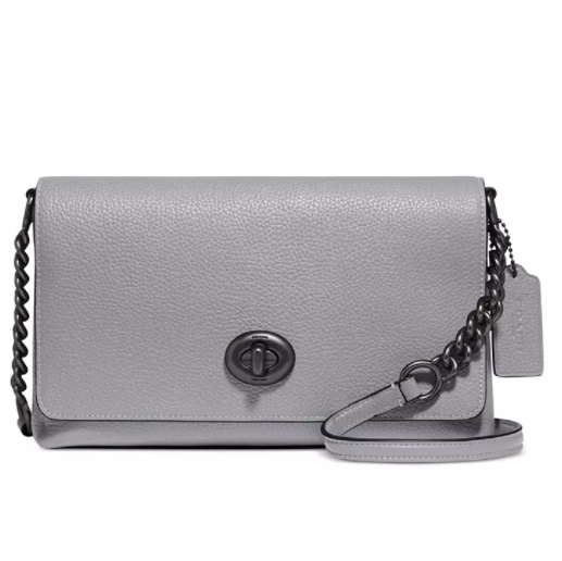 $117 (原价 $195) + 免邮Macy s官网 COACH Polished Pebble 斜挎包6折热卖 两色可选