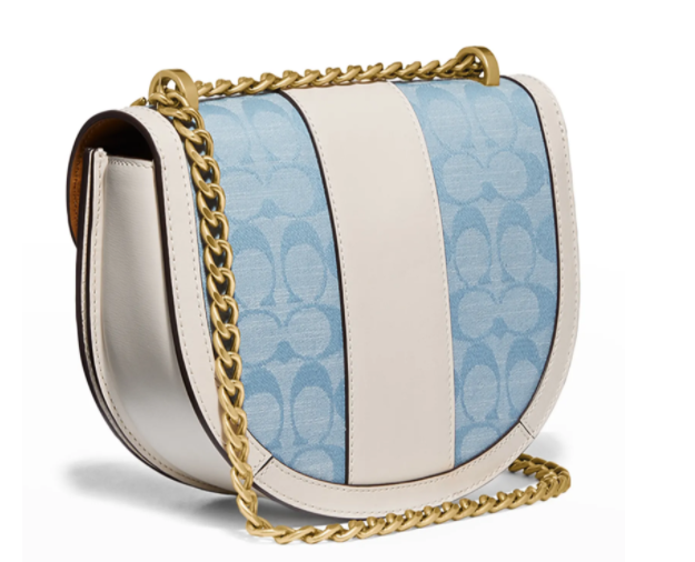 $360 (原价 $550) + 免邮Neiman Marcus官网 Coach 1941 Allie 香布雷马鞍包65折热卖 