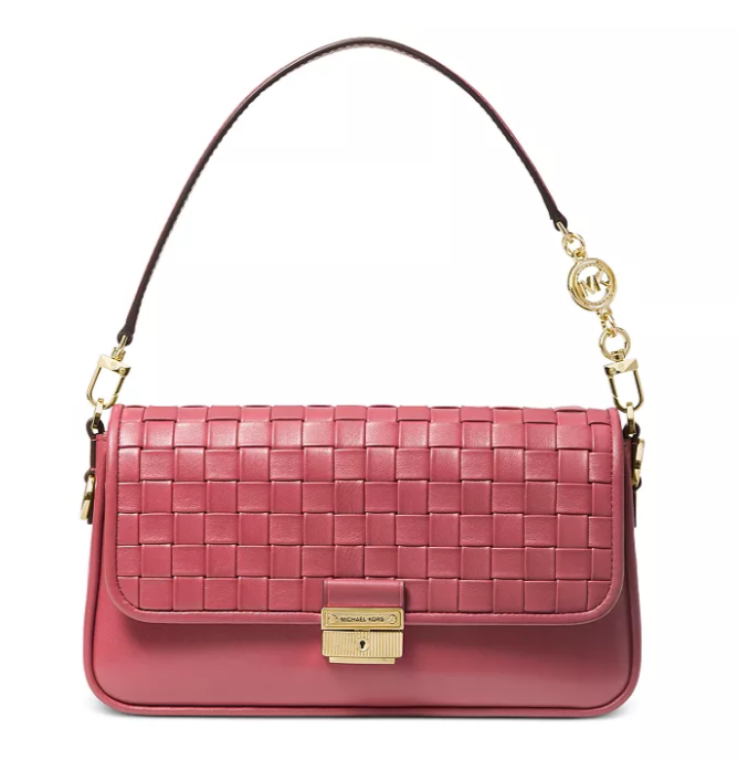 $147.60 (原价 $328) + 免邮Bloomingdale s官网 王霏霏同款 MICHAEL Michael Kors Bradshaw 小号编织腋下包45折热卖 多色可选