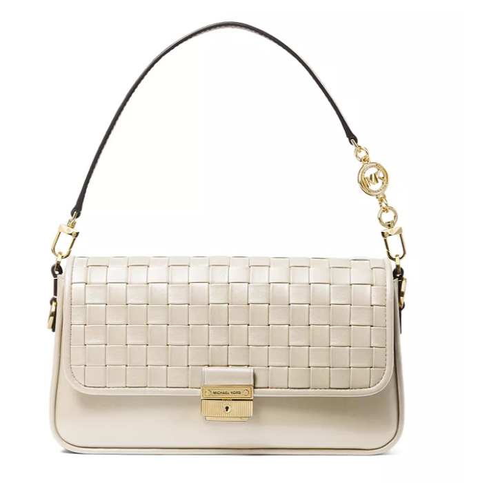 $147.60 (原价 $328) + 免邮Bloomingdale s官网 王霏霏同款 MICHAEL Michael Kors Bradshaw 小号编织腋下包45折热卖 多色可选