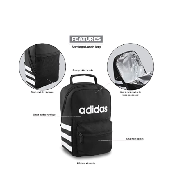 $18.75 (原价 $25) Amazon官网 adidas Santiago 保温午餐背包75折热卖 