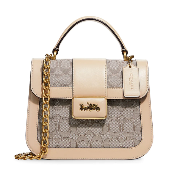 这款COACH包包可以手提可肩背