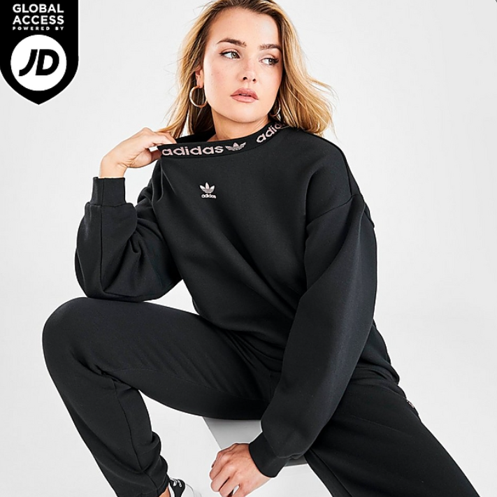 女式男友圆领运动衫