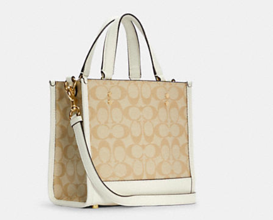 coach dempsey tote 40 in signature canvas