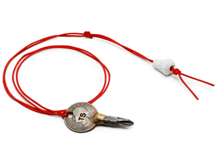 TOM SACHS 硬币螺丝刀头 Quarter Screw 项链