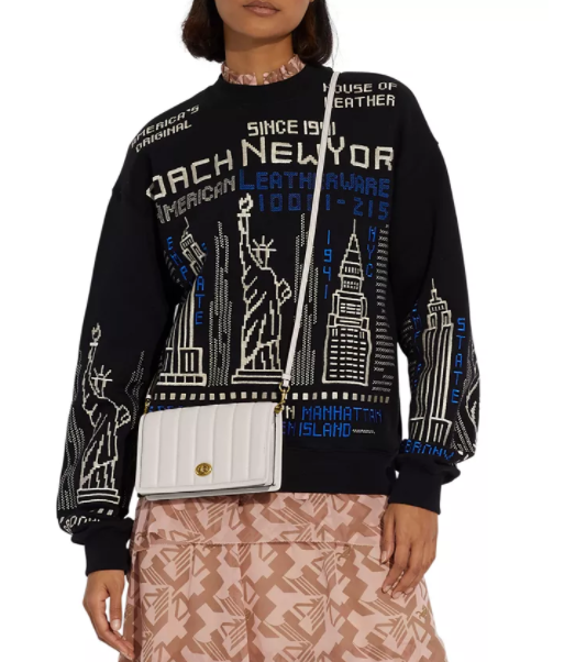 $107.93 (原价 $275) + 免邮Macy s官网 COACH Hayden 奶白色斜挎包4折热卖 