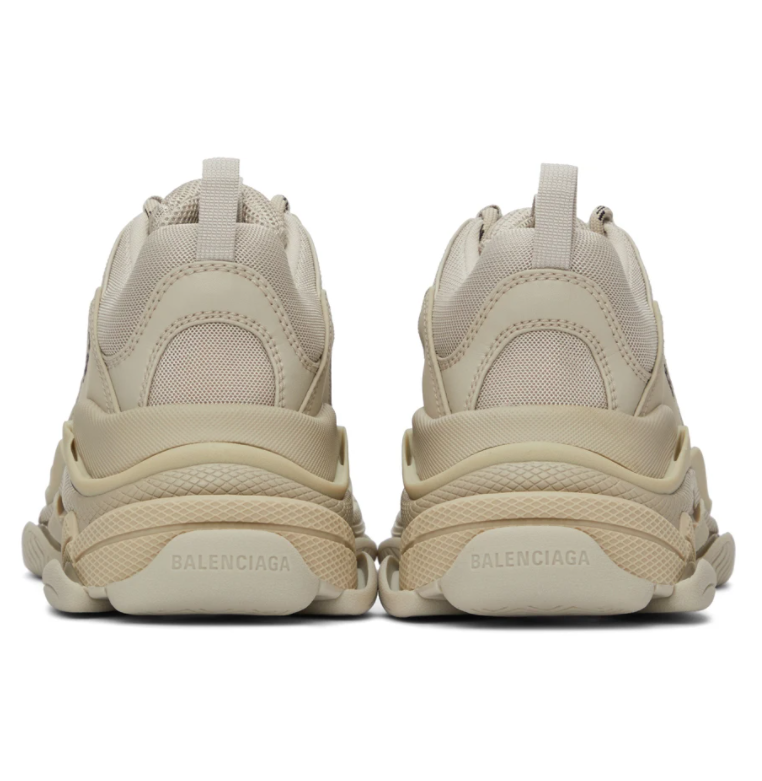现价$735 + 免邮SSENSE官网 BALENCIAGA Beige Triple S 男士老爹鞋热卖 