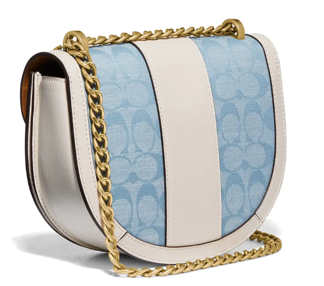 Nordstrom官网 Coach Signature Logo 丹宁马鞍包6折热卖 $330 (原价 $550) + 免邮Nordstrom官网 Coach Signature Logo 丹宁马鞍包6折热卖